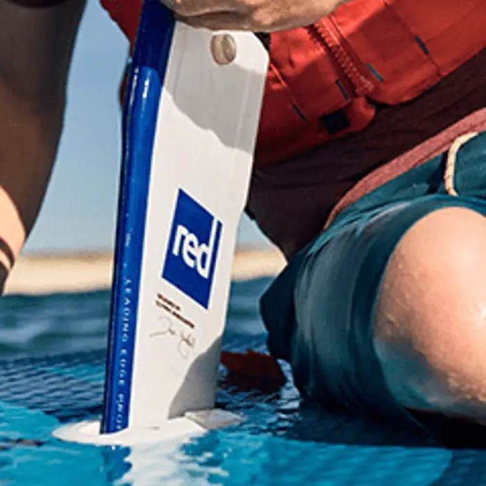 2024 Red Paddle Co 10'7'' Windsurf MSL Stand Up Paddle Board E Hybrid Tough Paddle 001-001-002-0066 - Blue